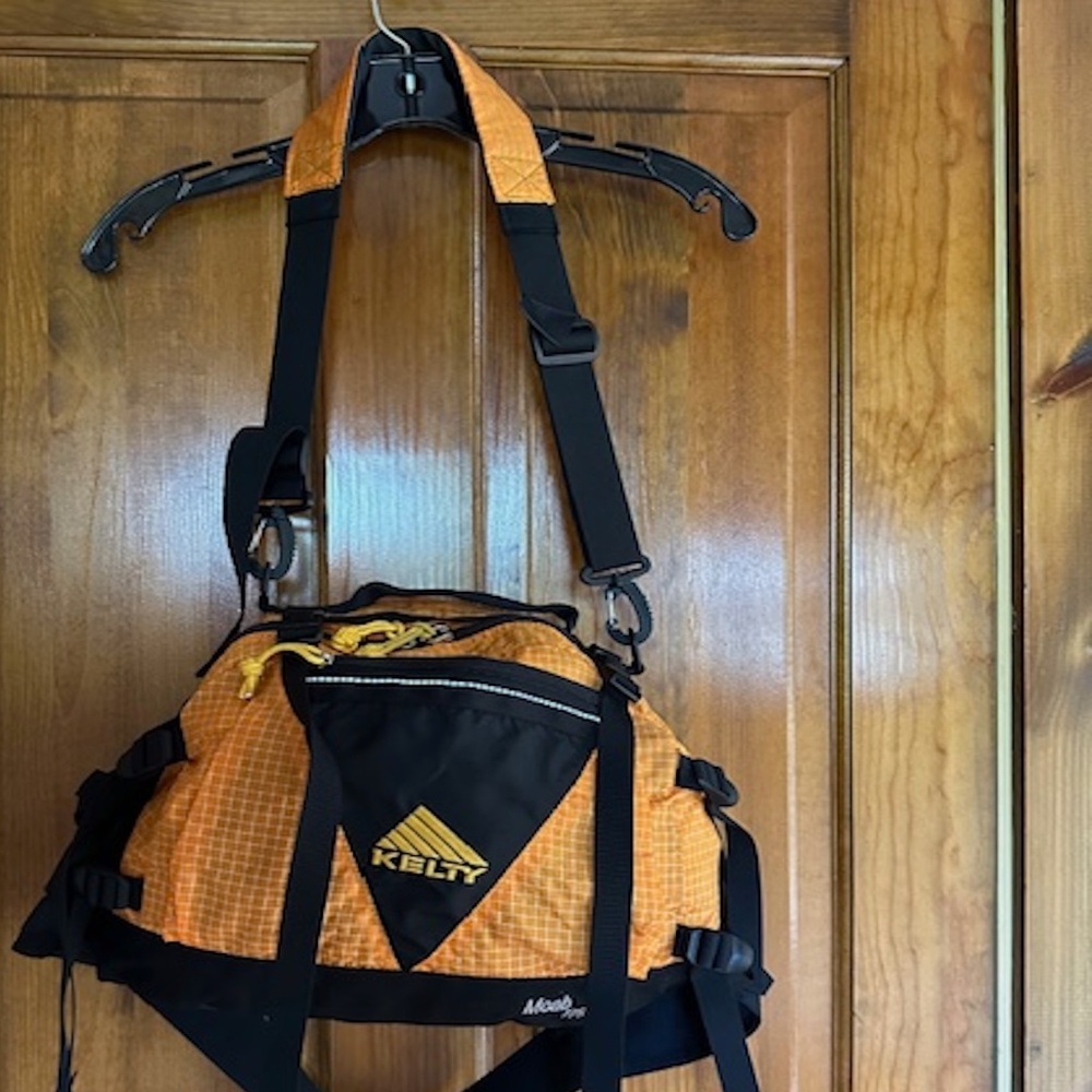 Orange and Black Women's Bag